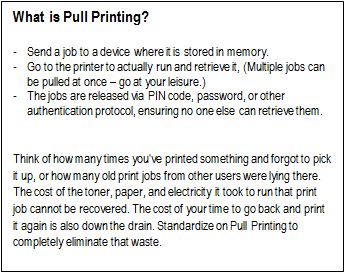 pull printing