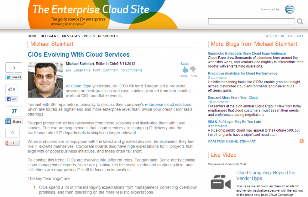 CIO best practices and IT case studies